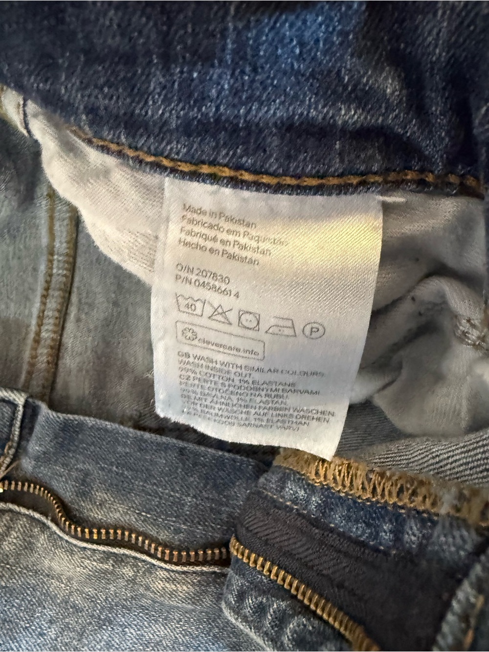 LOGG Women’s Blue Skinny Slim Ankle Cropped Jeans Size 8 - Picture 4 of 8